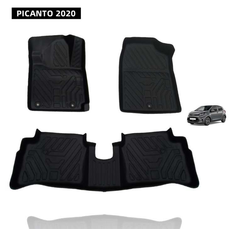 Easy Clean jalamatt Keskkonnasõbralik{0}}vastupidav autopõrandamatt